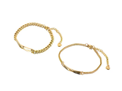 Saint-Valentin - Duo de bracelets personnalisés